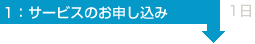 1:サービスお申し込み
